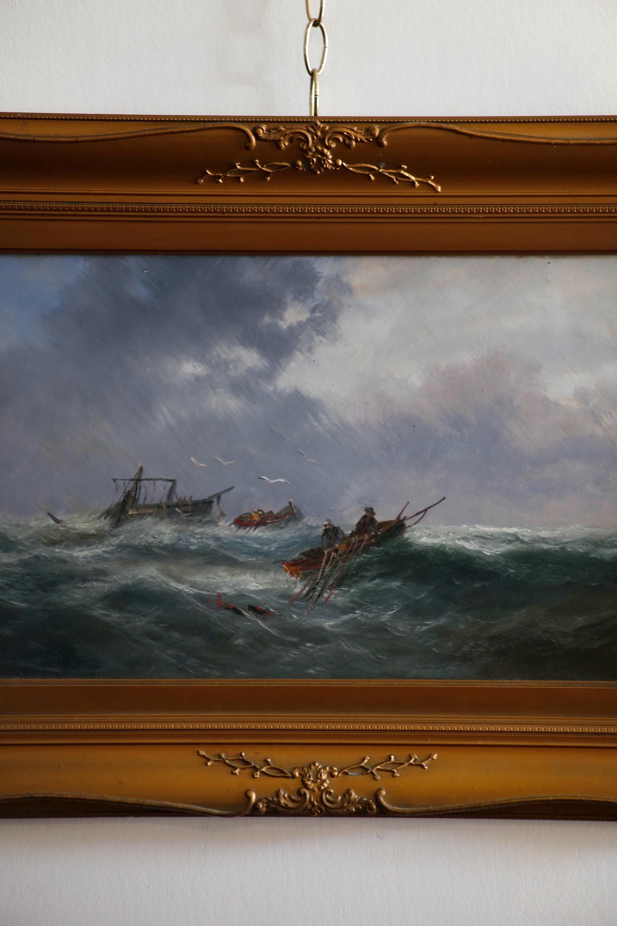 19th Century Oil Seascape