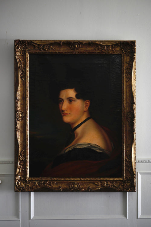 19th Century English School Portrait of a Lady