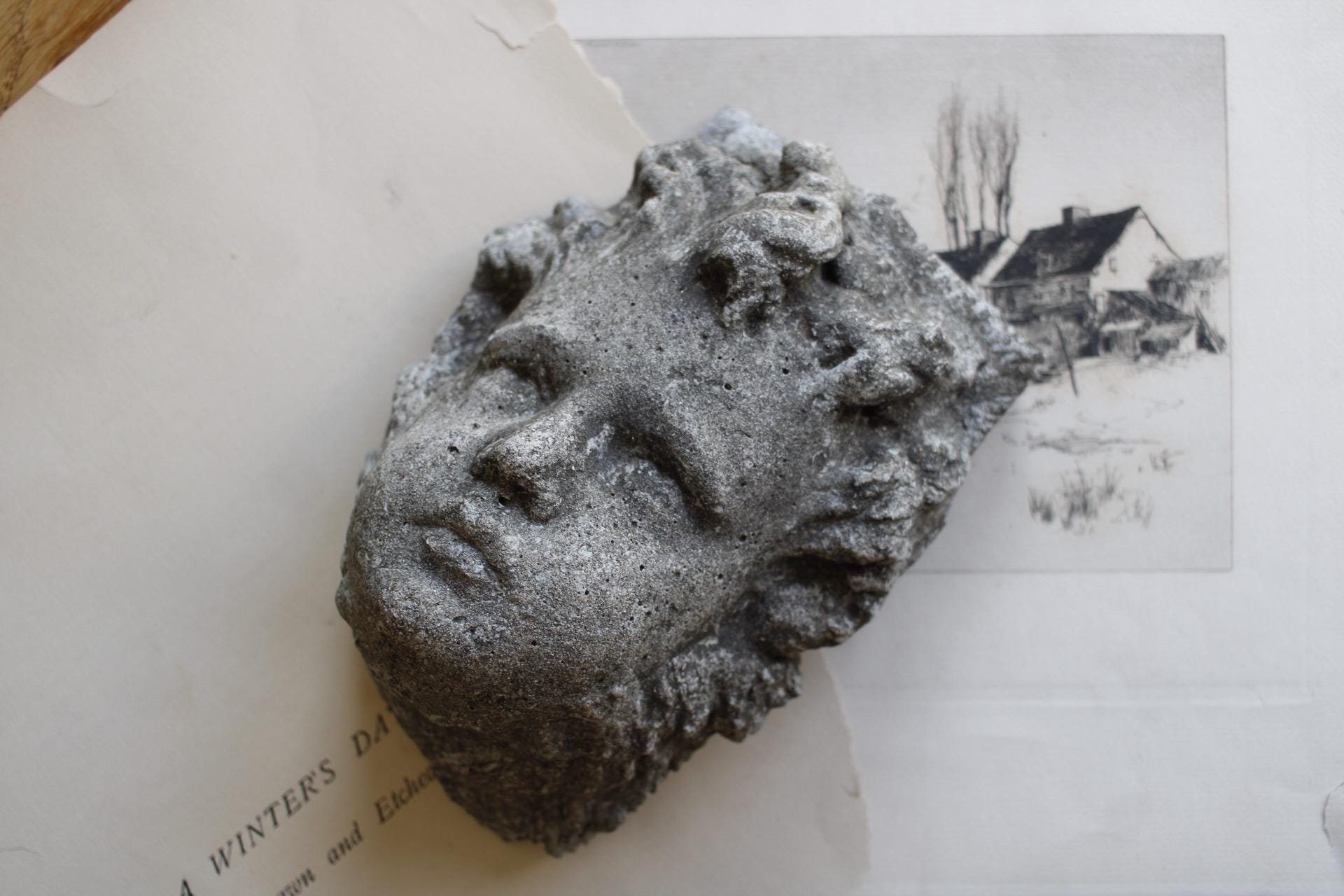 Cherub Stone Fragment