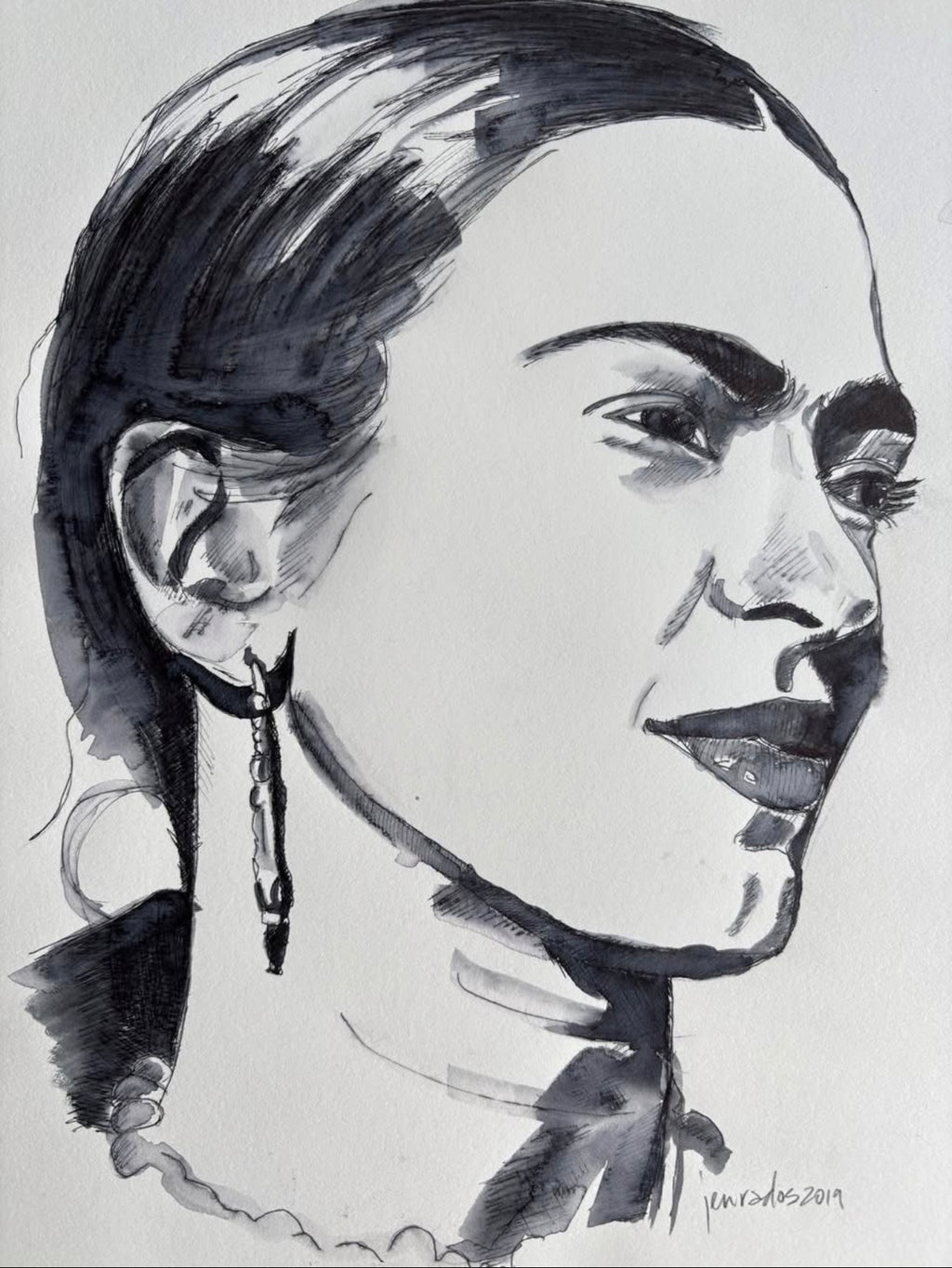 Frida Kahlo & Diego Rivera Watercolor Paintings Lot