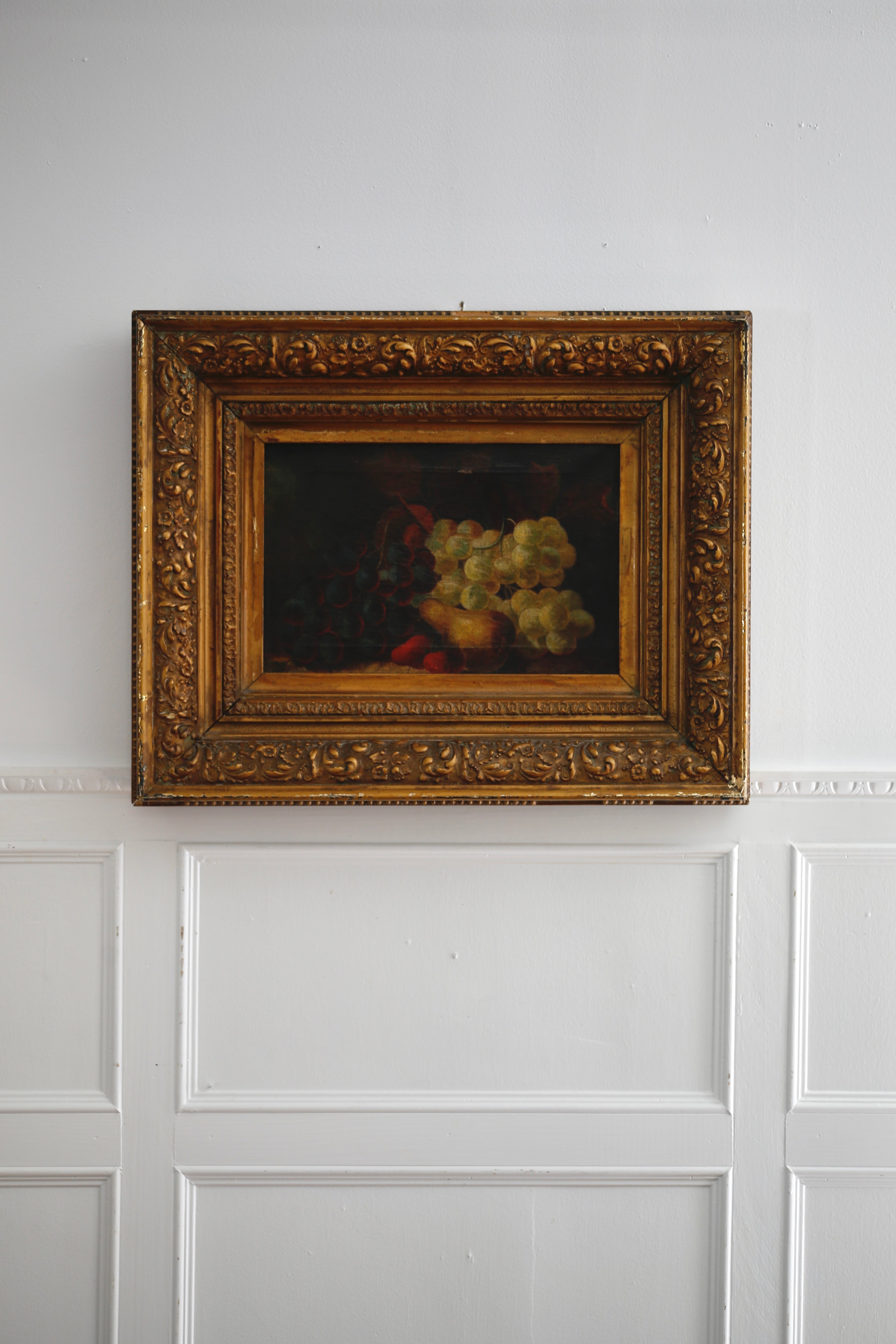 19th Century Oil Fruit Study