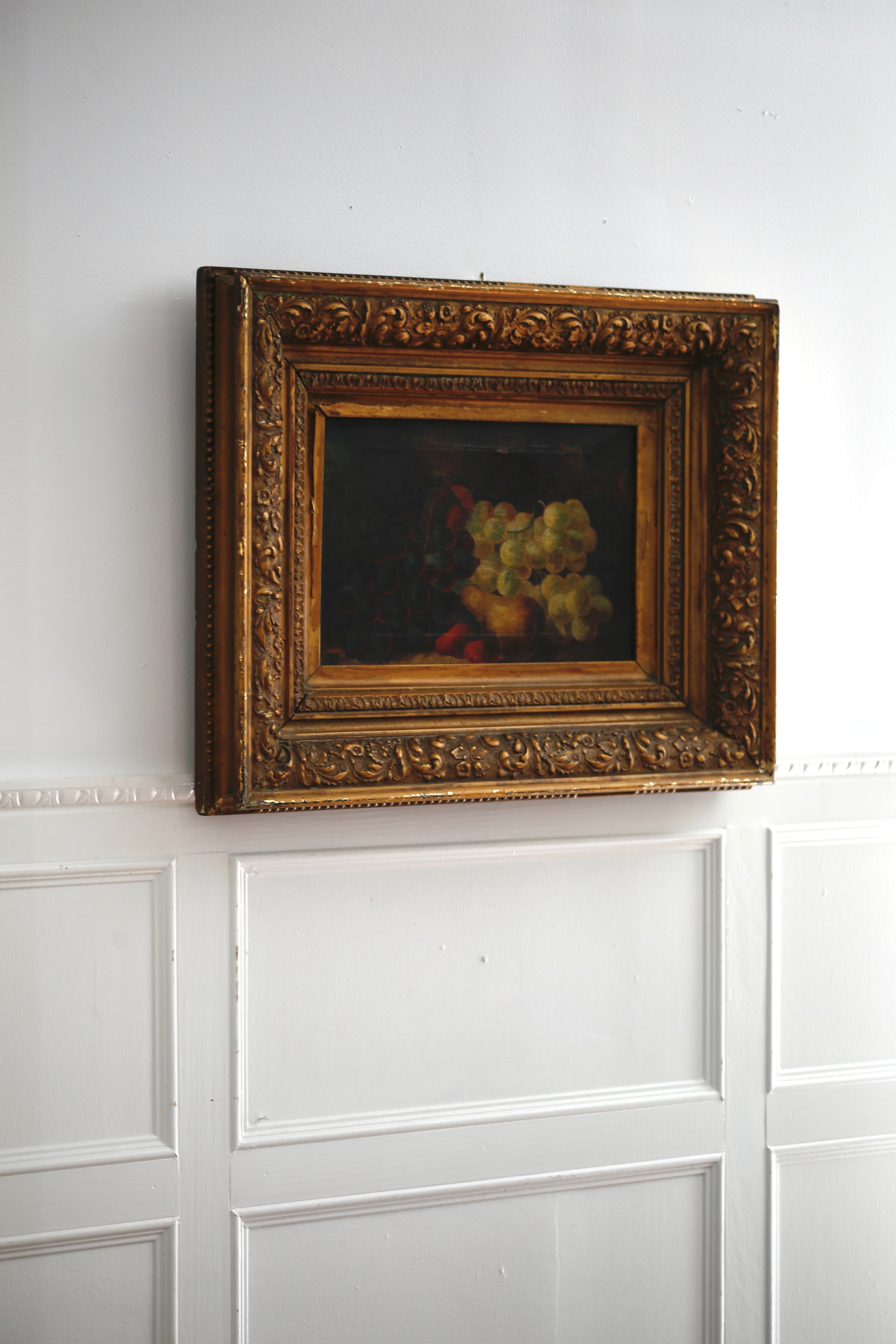 19th Century Oil Fruit Study