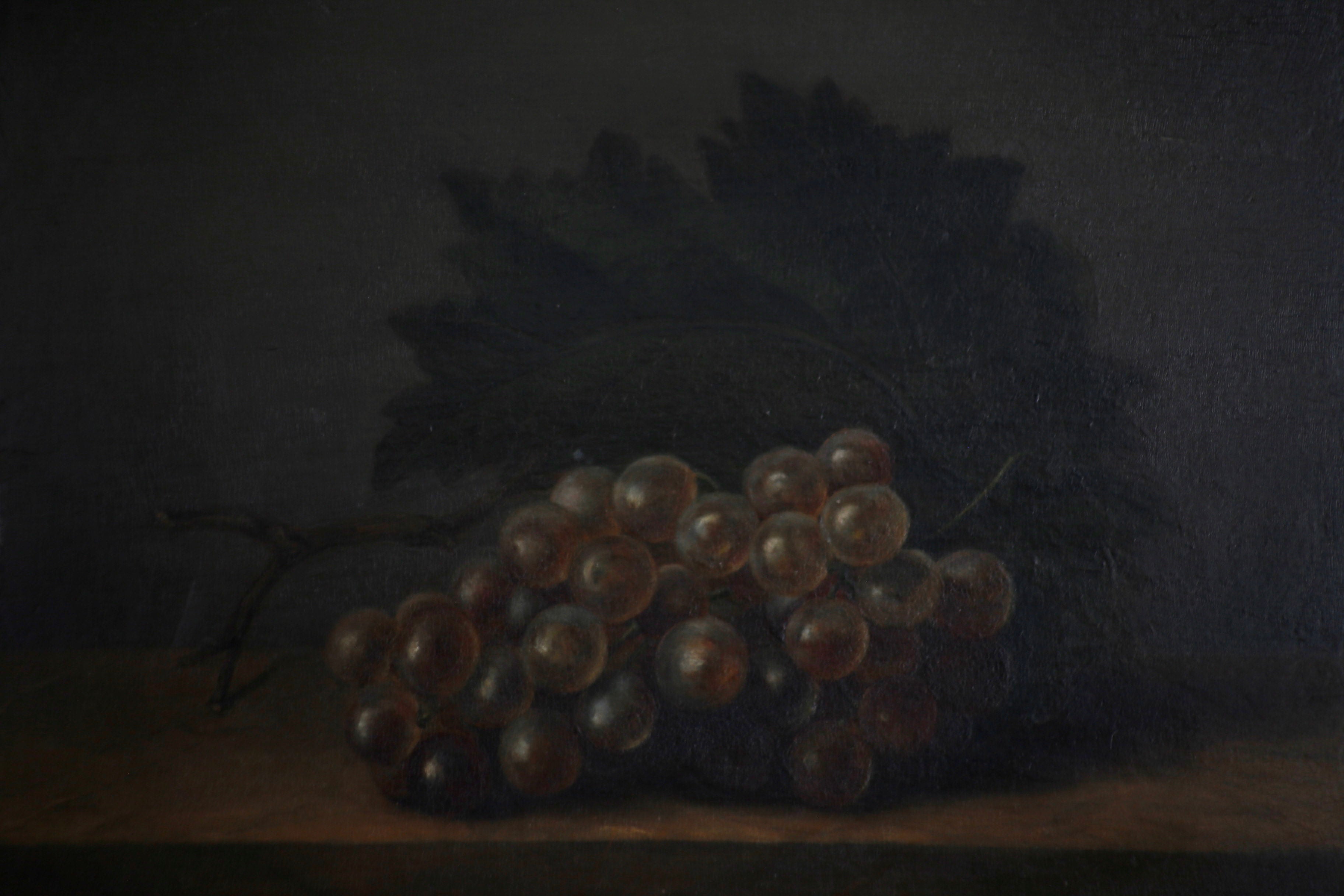 19th Century Dutch Grapes Fruit Study