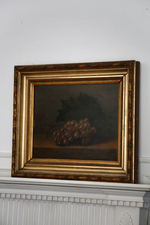 19th Century Dutch Grapes Fruit Study