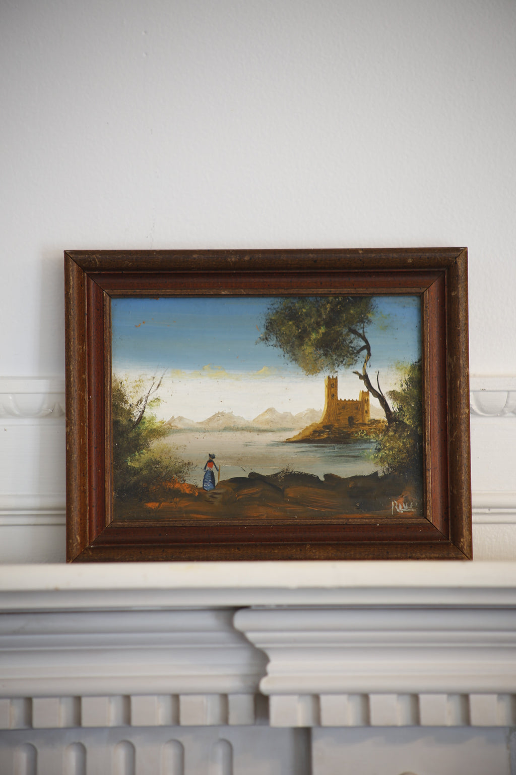 Vintage Landscape Oil Painting
