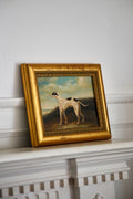 Petit Oil Portrait of Greyhound