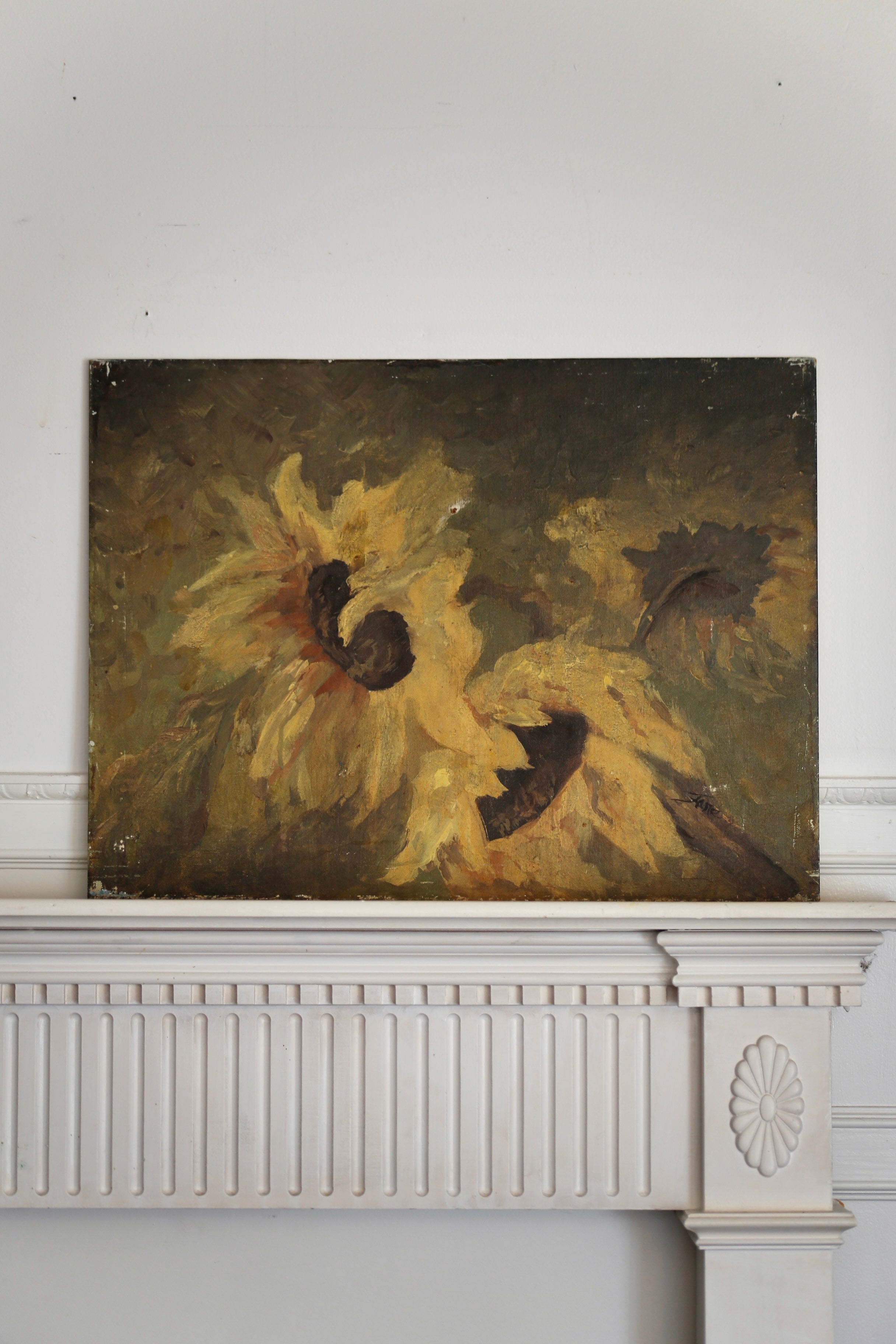 Impressionist Sunflower Oil Painting