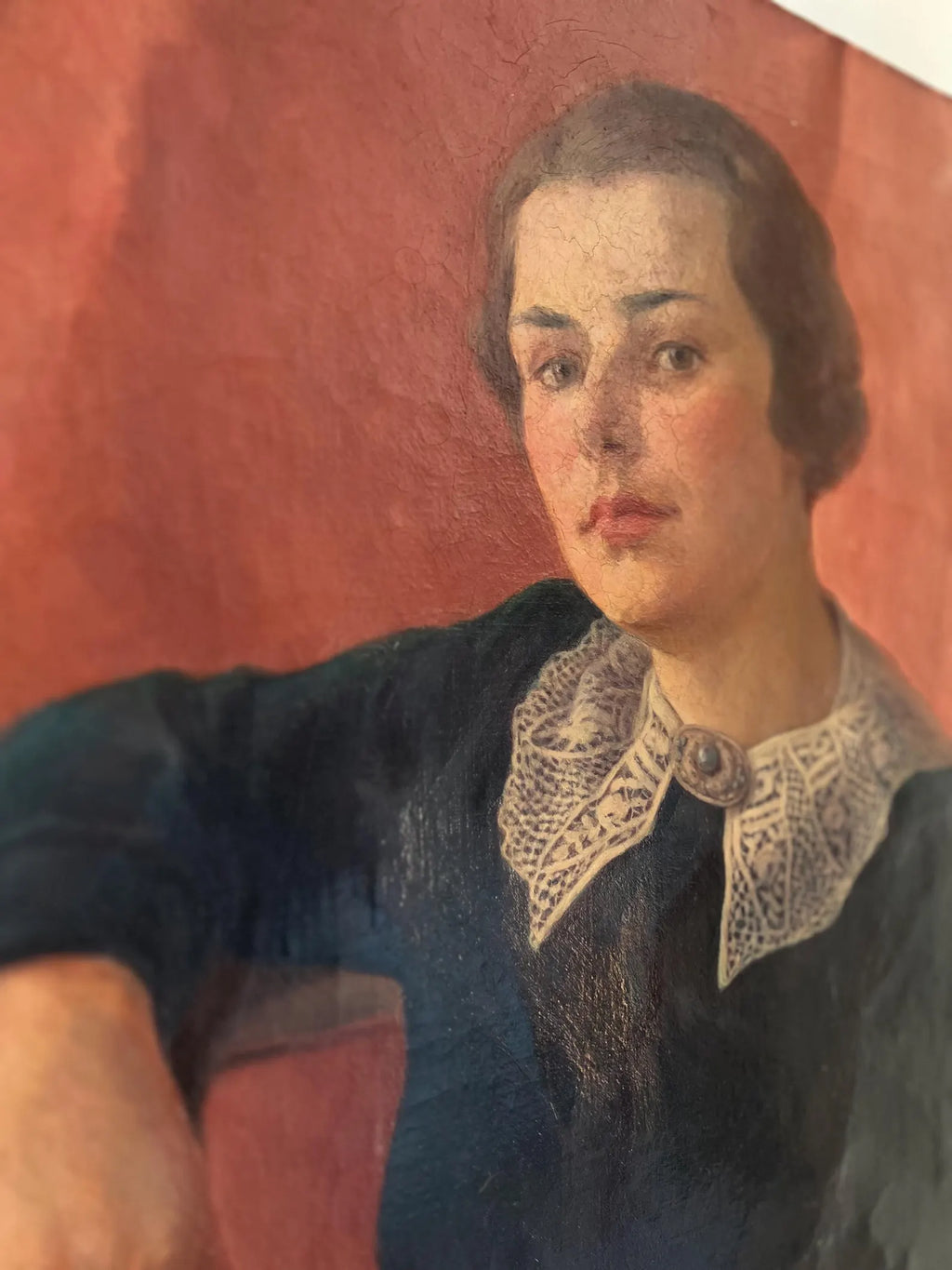 1936 Signed Oil Portrait by Hans Simmerl