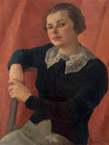 1936 Signed Oil Portrait by Hans Simmerl